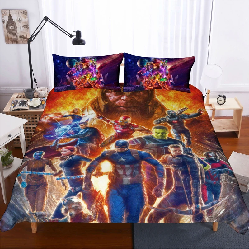 Marvel The Avengers 3d Bedding Set Duvet Covers Captain America