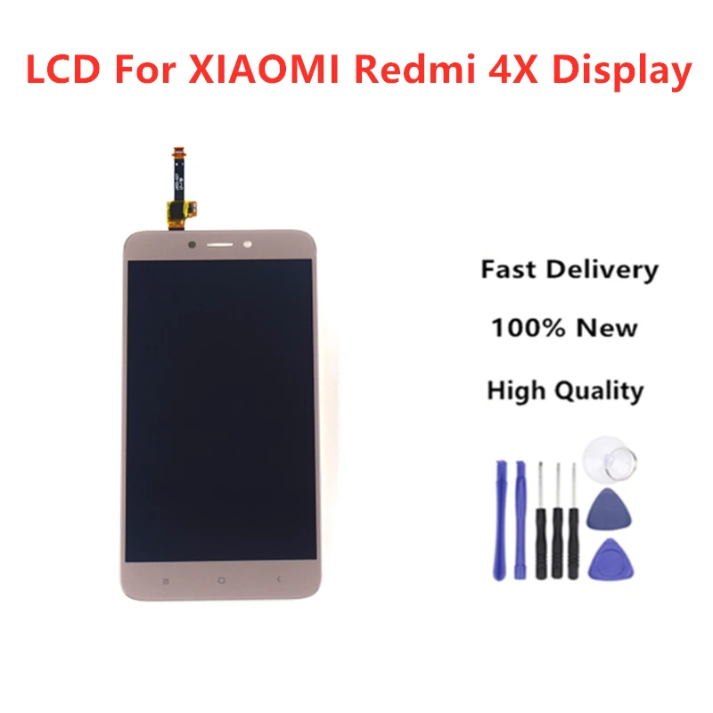 

High Quality LCD For XIAOMI Redmi 4X Display Touch Screen With No Frame For XIAOMI Redmi 4X Display 4X Pro LCD Screen+Free Tools
