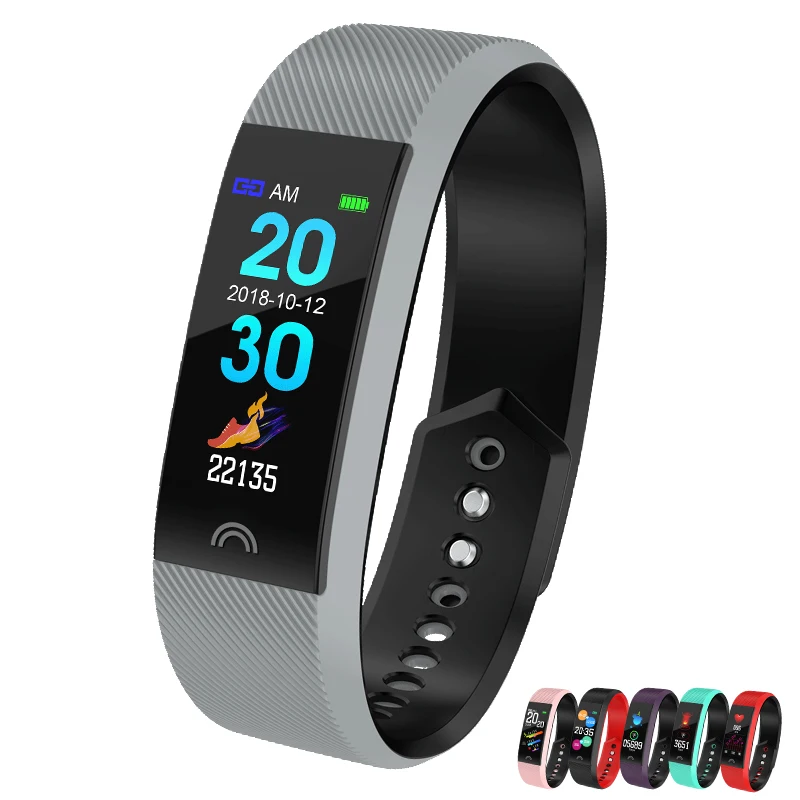 

2019 F6 Smart Bracelet Color Screen Blood Pressure Fitness Tracker Heart Rate Monitor Pedometer Smart Band Sport for Android IOS