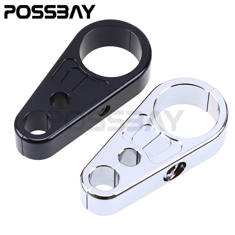 1" Aluminum Universal Motorcycles Brake Clutch Cable Wire Clamp Clip Cable Handlebar Clamp Clip