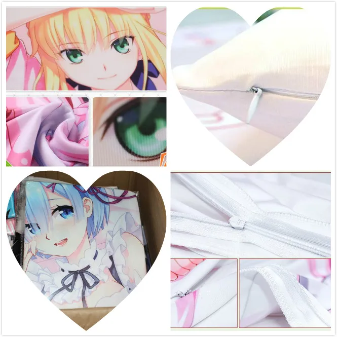  Japanese Anime Custom Made DIY Hugging Body Pillow Cover Case Personalized Otaku Dakimakura Pillowc