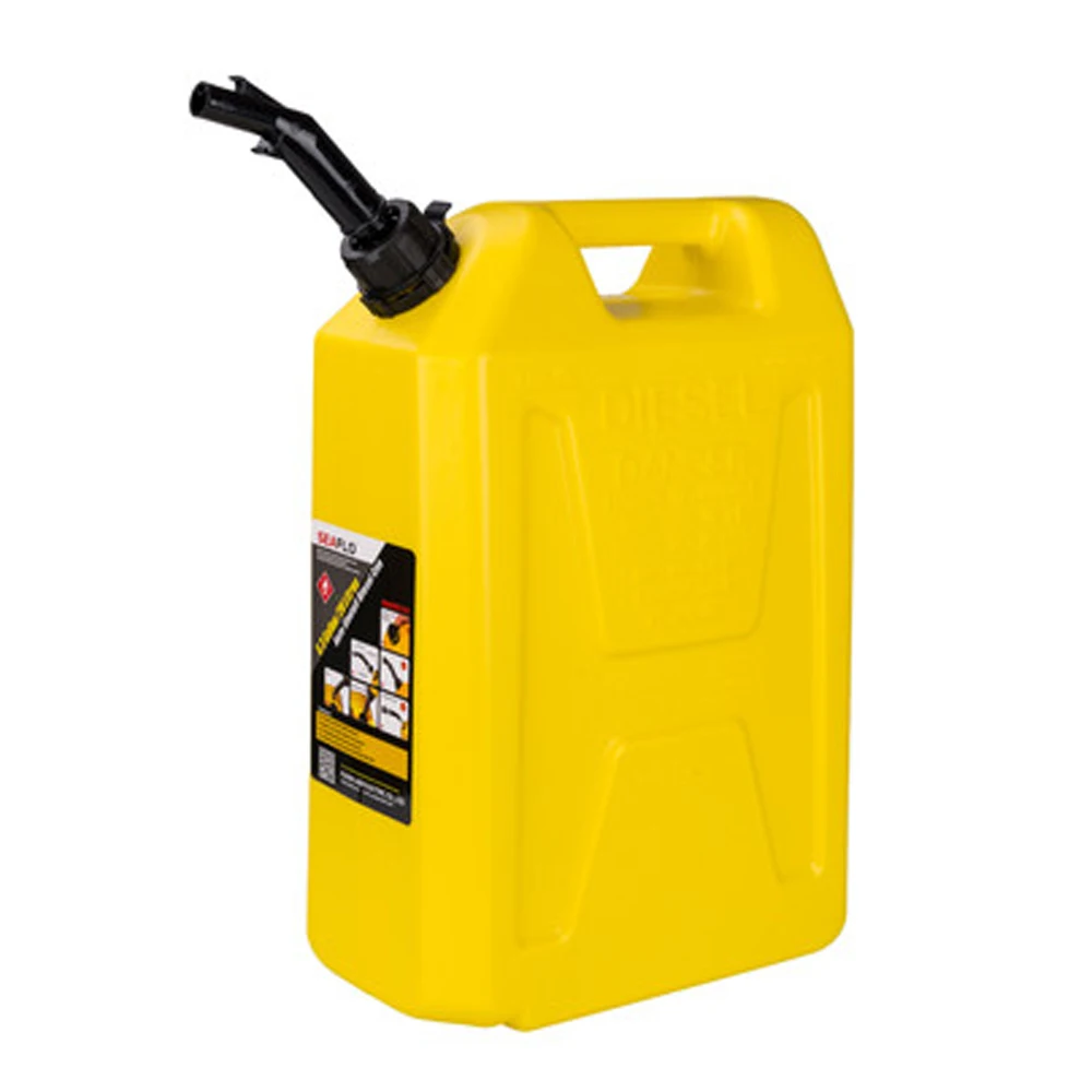 5L 10L 20L Liter Plastic Spare Fuel Cans Oil Diesel Gasoline Container Jerrycan Oil Motorcycle Car Oil Petrol Can Canister Tanks