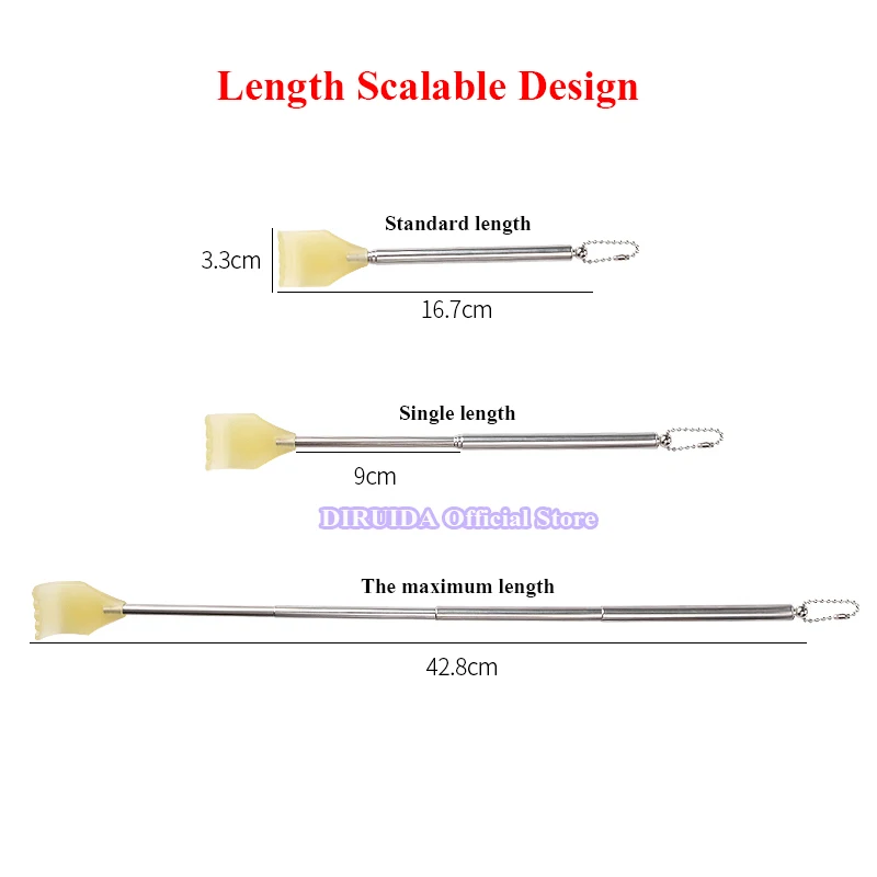 Раздвижные массажные коготки, инструмент для скребков, телескопический скребок для когтей, массажер, скребок для спины, телескопический инструмент для зуда