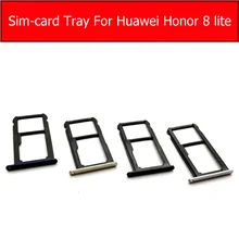 SIM& Карта памяти Адаптер лотка для huawei Honor 8 Lite/p8 lite /p9 PRA LA1/LX1/AL00/AL00X/TL10/L09/L19 слот карты Micro SD