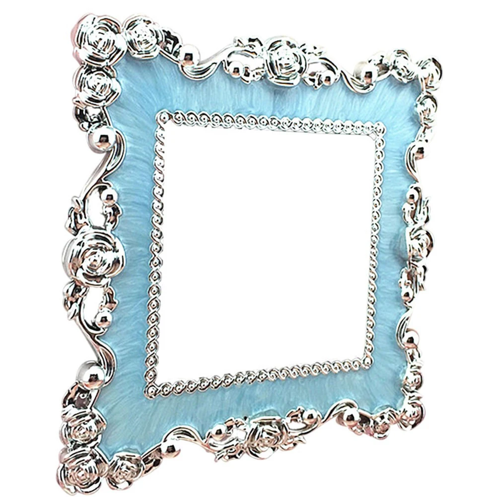 Европейский стиль домашний переключатель квадратная рамка 3D Наклейка украшение гостиной наклейка - Цвет: Небесно-голубой