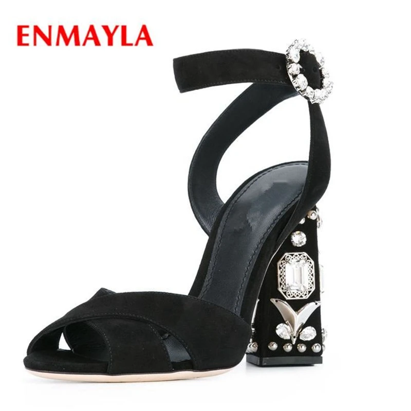 

ENMAYLA Buckle Strap Casual Ankle Strap Women Shoes Sandalias Mujer Sandals Summer Shoes Size 34-43 ZYL2374
