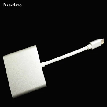 

Type C 3.1 To HDMI USB 3.0 Charger Converter USB-C 3.1 Digital AV Multiport Adapter For New MacBook Mac PC