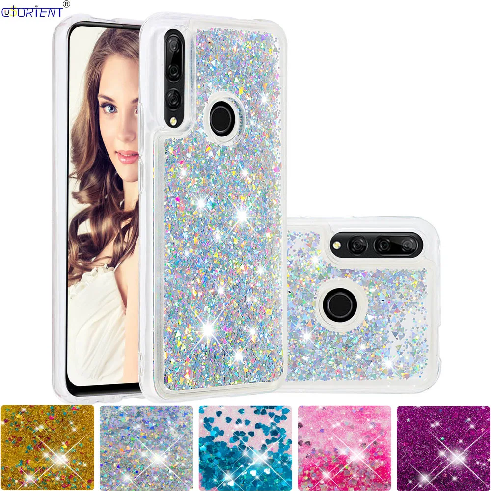 Lujo Bling caso para Huawei Honor//Mate Brillo Silicona Suave Cubierta Protectora