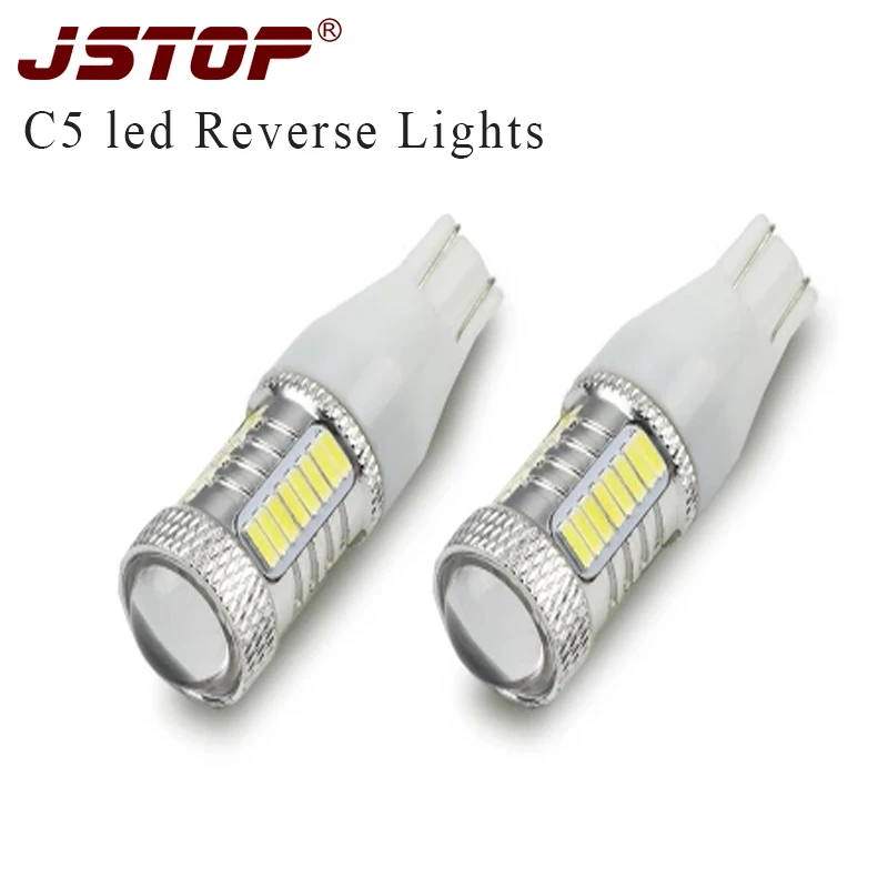 JSTOP C5 led Reversing bulbs T15 w16w Back light 12VAC car lamp canbus