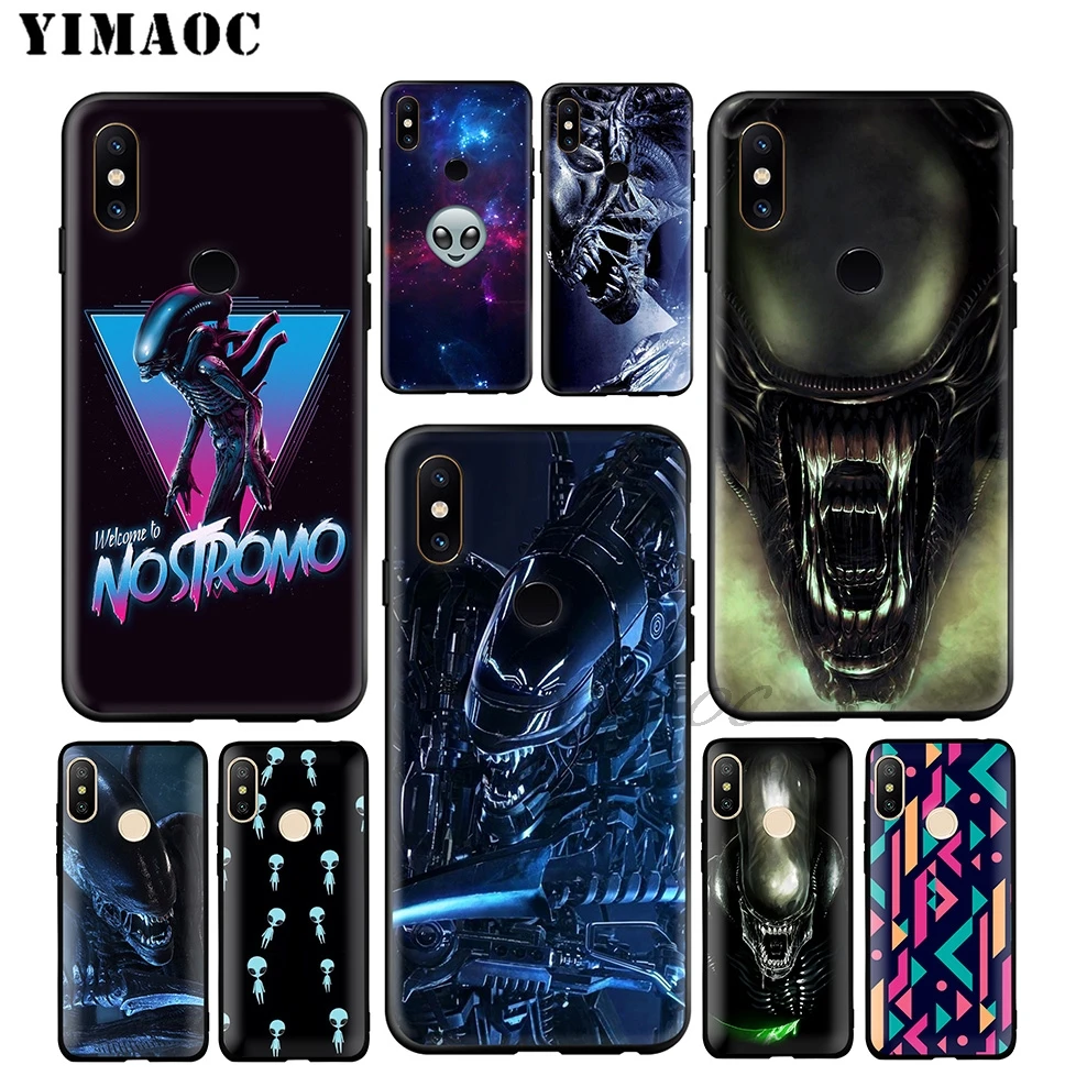 YIMAOC Alien Horror Soft Case for Xiaomi Redmi Note 7 6 6A 5 4 4X 4A 5A S2 7A GO K20 Plus Pro |