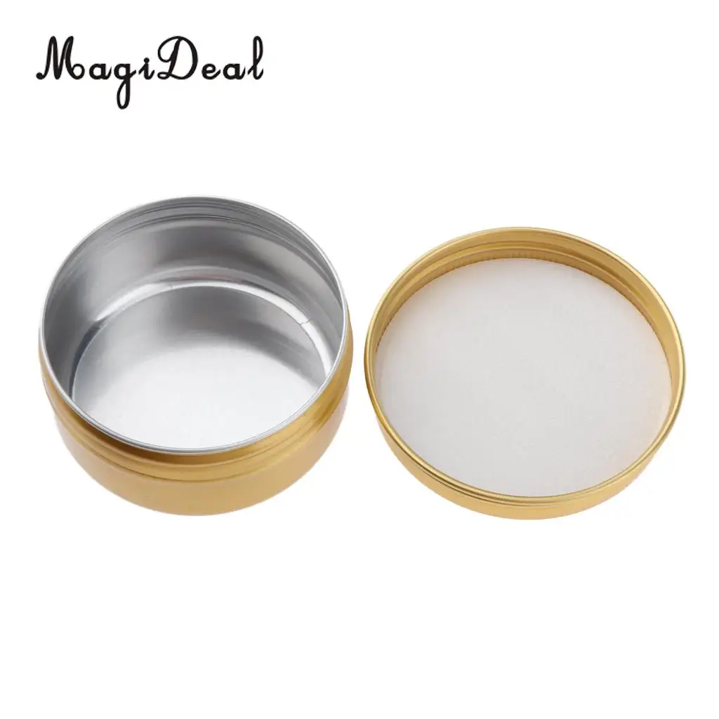 10x Aluminium Makeup Pot Empty Cosmetic Cream Candle Spice Tin Jar 60 150ml