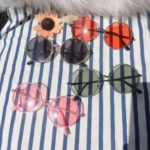 Солнцезащитные очки для мальчиков и девочек, модные детские очки в оправе, уличные очки для детей