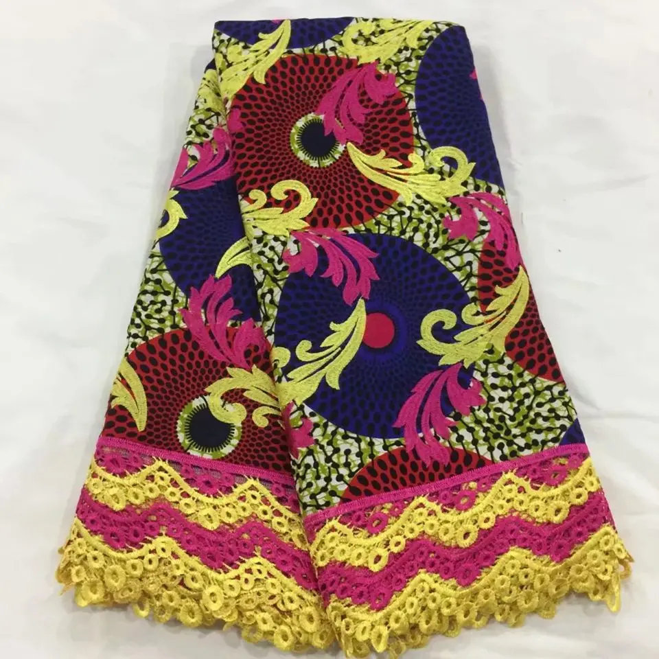 

Mitex Holland Lace Wax Print African Fabrics Kitenge/Pagnes/Tissues Africain/Chitenge/ Fabric For Dressmakings/Sewing LSLW-119