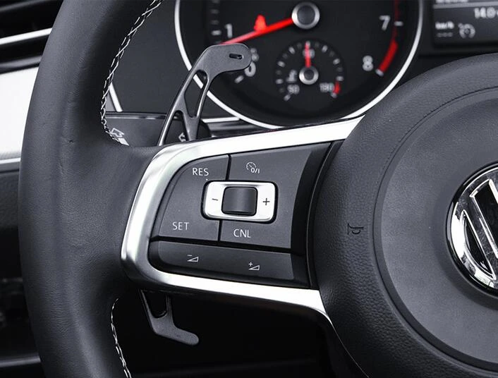 Para VW GOLF GTI R GTD GTE MK7 7 POLO GTI Scirocco 2014-2019 del coche de Metal de la Dirección de paleta ampliar la palanca de cambios de Para VW GOLF GTI R GTD GTE MK7 7 POLO GTI Scirocco 2014-2019 del coche de Metal de la Dirección de paleta ampliar la palanca de cambios de