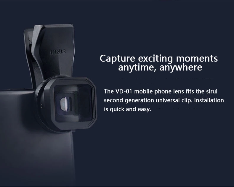Sirui VD-01 Anamorphic Lens for Smartphones