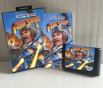 

Fire Shark 16 bit SEGA MD Game Card Boxed With Manual For Sega Mega Drive For Genesis