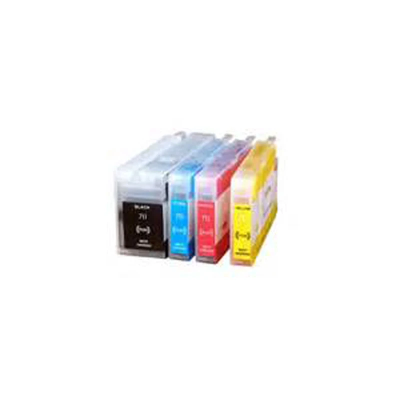 4pcs For HP 711 Refillable Ink cartridge for hp Designjet T120 T520 ...
