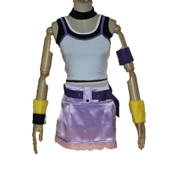 

Kingdom Hearts Kairi Dress Cosplay Costume top+skirt+belt