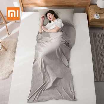 

Original Xiaomi Ultralight Envelope Single Double Sleeping Bag Outdoor Travel Portable Carry Sheet Hotel Anti Dirty Sleeping Bag
