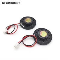 2pcs הרבה אוהם חדש 2pcs / הרבה חדש דק צעצוע ברכב צופר 8 אוהם 0.5 וואט 0.5W 8R הדובר קוטר 40mm 4 ס"מ עם 10 ס"מ אורך החוט מסוף PH2.54 (5)