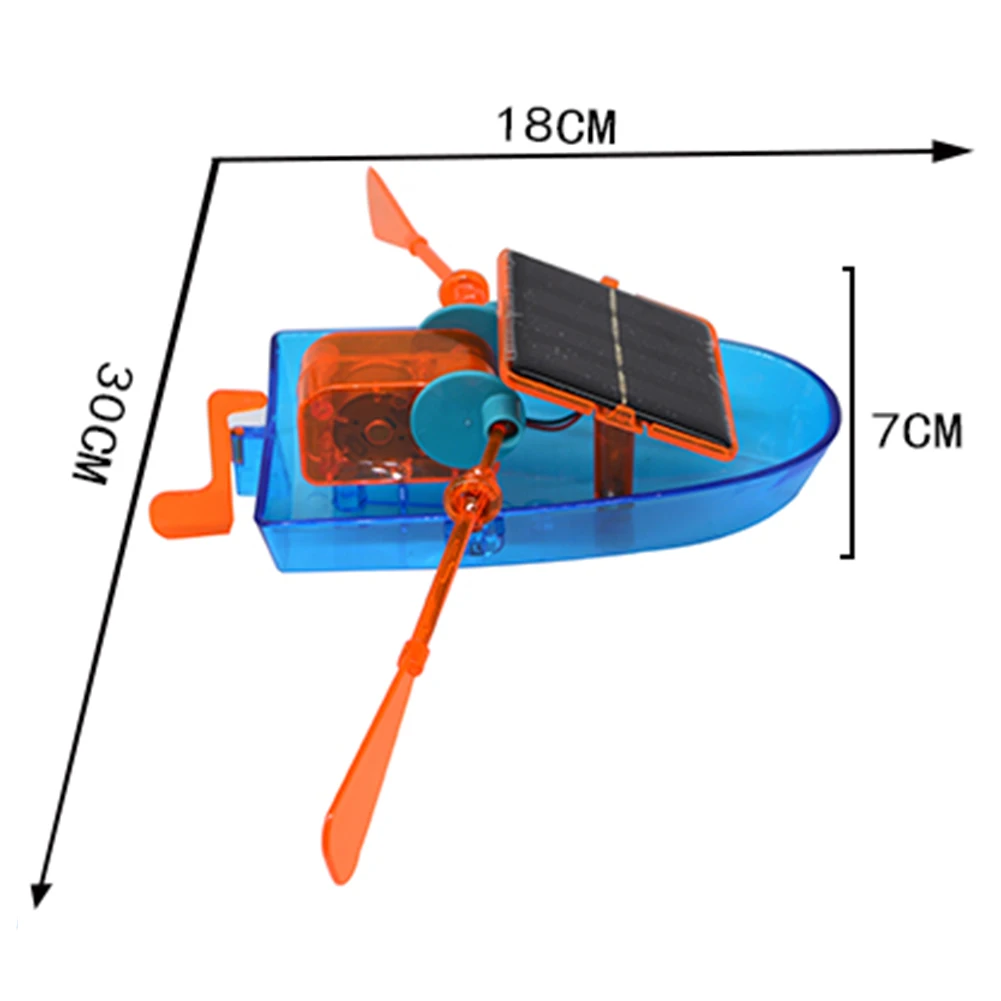 Дети солнечной энергии DIY ручной работы Rowling лодка игрушка научный проект модель для эксперимента