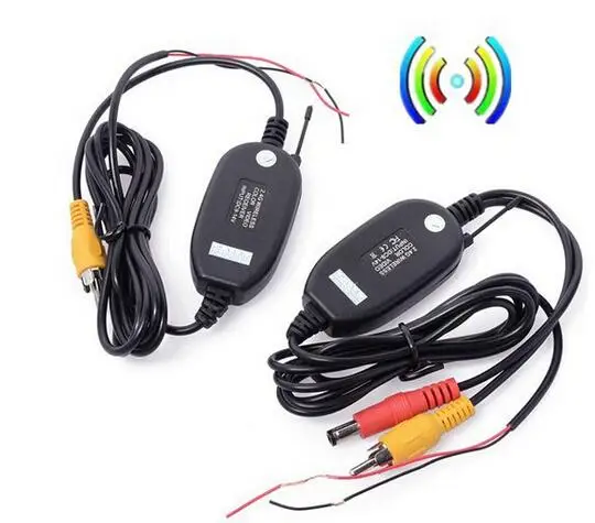 

Wireless Parking Car B ackup RCA Video 2.4 Ghz transmitter Receiver kit for Car Wireless Rear Camera Reverse Car DVD GPS Monit