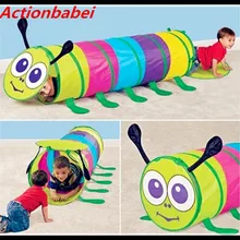 Actionbabei/Новинка, удлиненная детская палатка-туннель для детей, хамелеон, гусеница