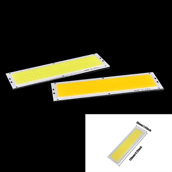 

12V-24V 1000LM 10W Warm/Cool White Light COB LED Strip Light High Power Lamp Chip