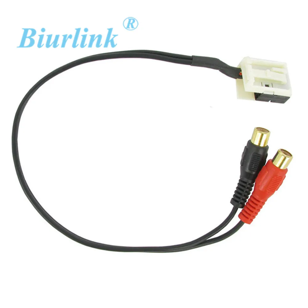 Biurlink стерео 12Pin разъем RCA аудио кабель ISO адаптер для peugeot 307 308 Citroen C2 C5 RD4