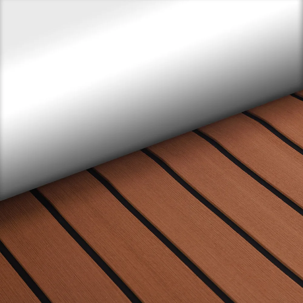 Темно-коричневый EVA тик настил лист лодка пол подходит для яхты 94*35,4* 0.24in морской лодки EVA тик