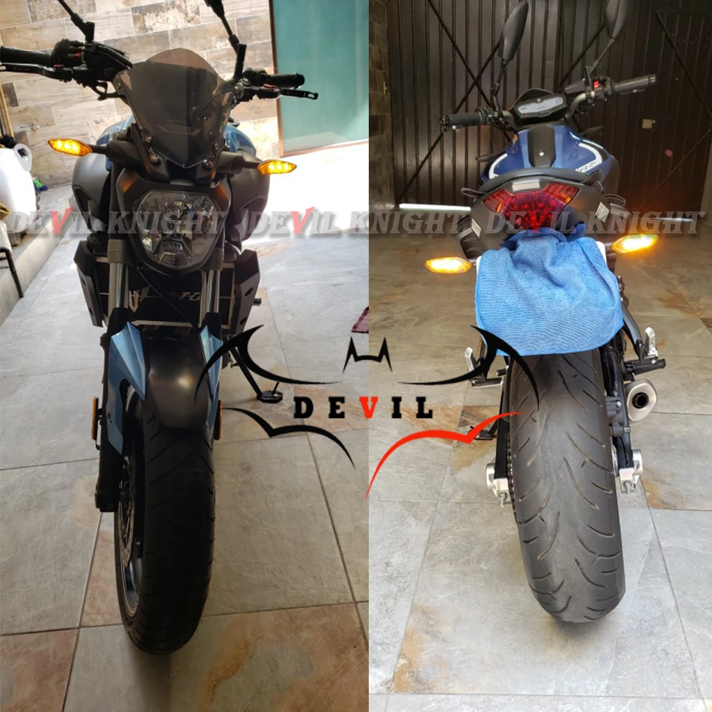 Светодиодный индикатор поворота для YAMAHA FZ8 FZ6 N S R FZ1N FZ1 Fazer XJ6 Diversion F TDM 900 аксессуары