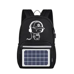 Солнечный рюкзак зарядка через usb Anti-Theft ноутбук рюкзак для Для мужчин сумки на ремне Новый