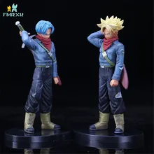 FMRXK 21cm Dragon Ball Z Super Saiyan Son Goku Trunks PVC Action Figure Model Collection Toy Gift