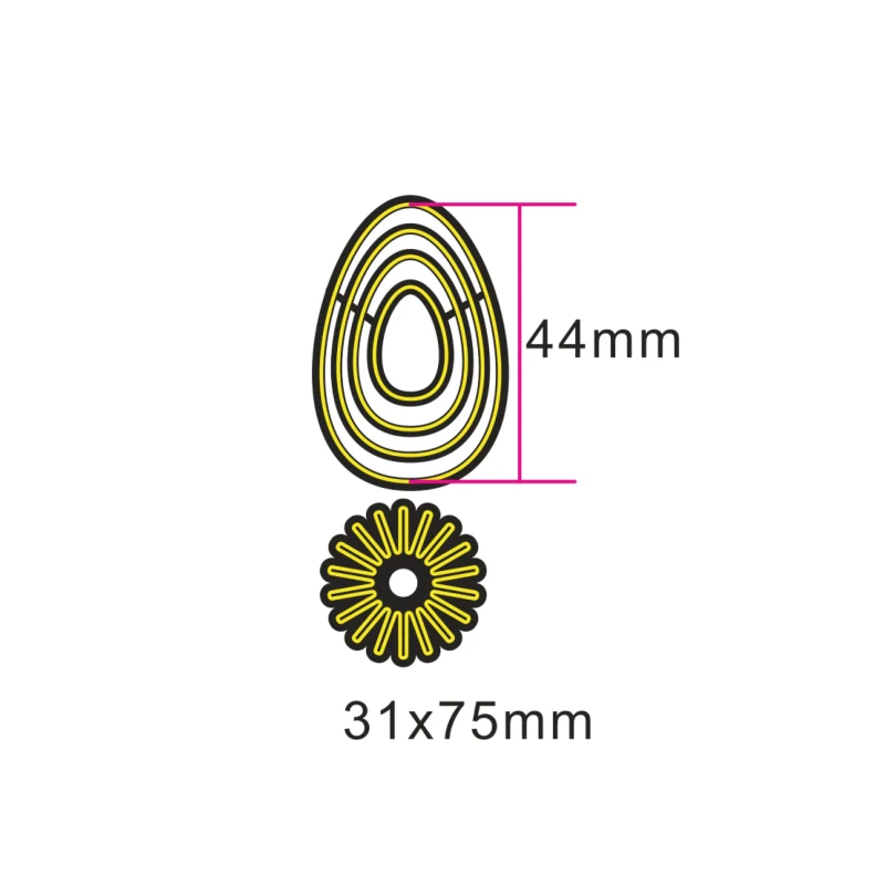 3D Различные цветы металлические режущие штампы для скрапбукинга альбом «сделай сам» бумажный декор с помощью открыток трафарет - Цвет: GG0267