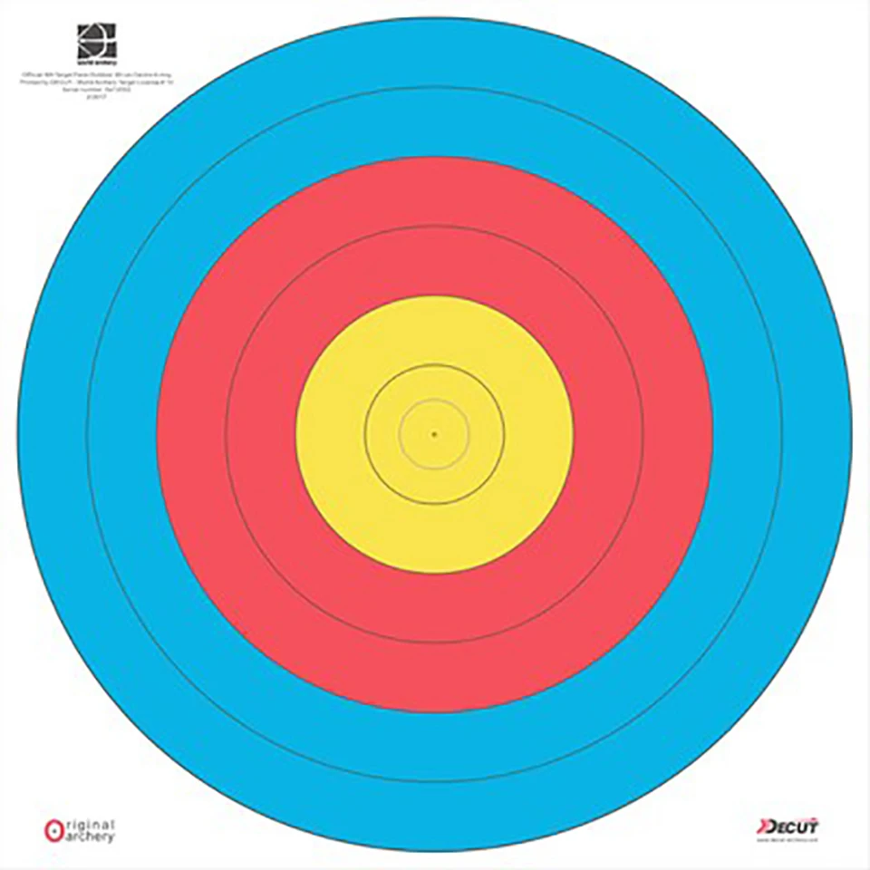 

80*6 Nonwovens Archery Shooting Target Paper Fireproof and Rainproof Target Paper target Indoor Durable Target Paper 500*500mm