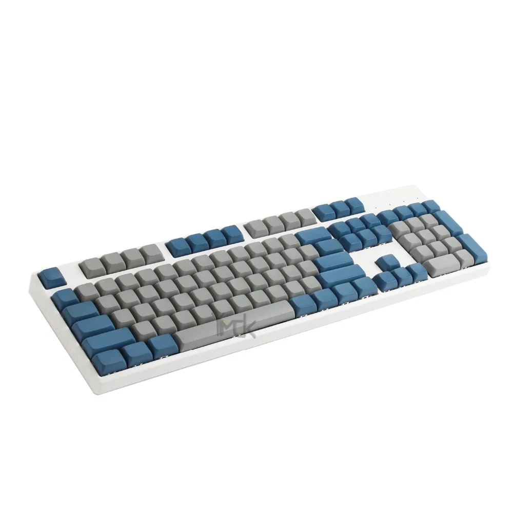YMDK XDA синий серый пустой полный набор ключей для MX механическая клавиатура Steelseries Ergodox filco Corsair UHK Planck IKBC Vortex core