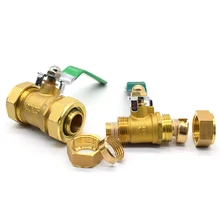 Алюминий Пластик шаровой кран трубопровода переключатель DN15 DN20 Солнечный вход мощность клапана вентиль, газовый клапан