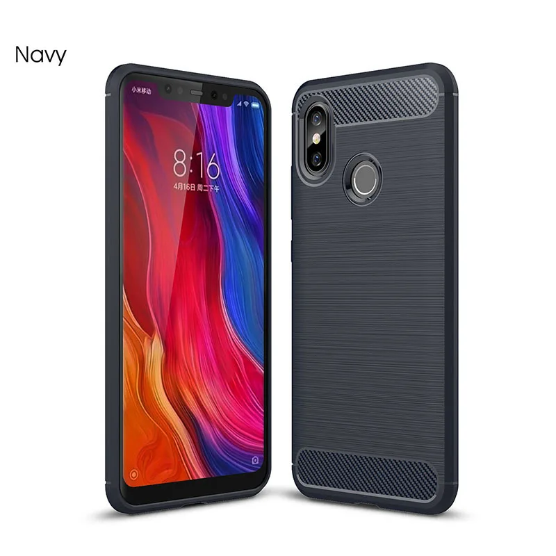 carbon fiber silicone case xiaomi mi 8 se (16)