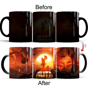 

Alita: Battle Angel Mugs 11oz creative cofffee mug Color Changing Mug milk tea cup