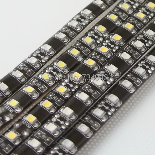 

Waterproof-IP65 One Meter DC 12V SMD3528 Flexible LED Strips 120 LEDs Per Meter, White,Red,Green,Blue,Yellow, Black Background