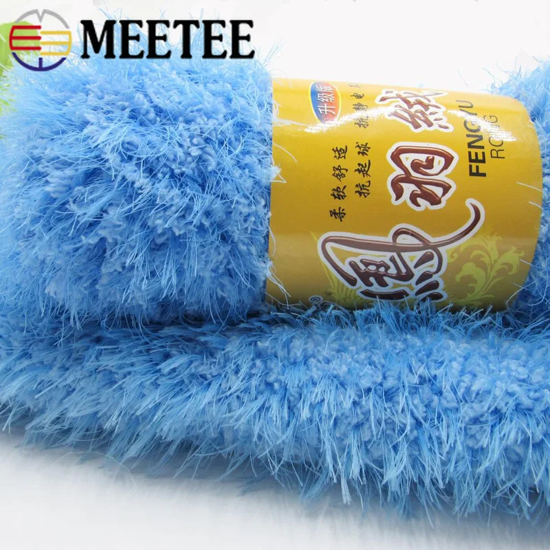 

Meetee2pcs 200g Soft Thick Velvet Yarn Hand Knitting Baby Yarn DIY Crochet Thread Infant Blanket Sweater Scarf Manual Needlework