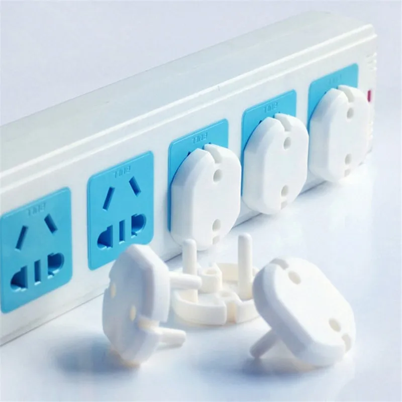 

10 Pcs EU 2 Hole Sockets Cover Plugs Baby Electric Sockets Outlet Plug & Baby Safety Silicone Table Corner Edge Protection