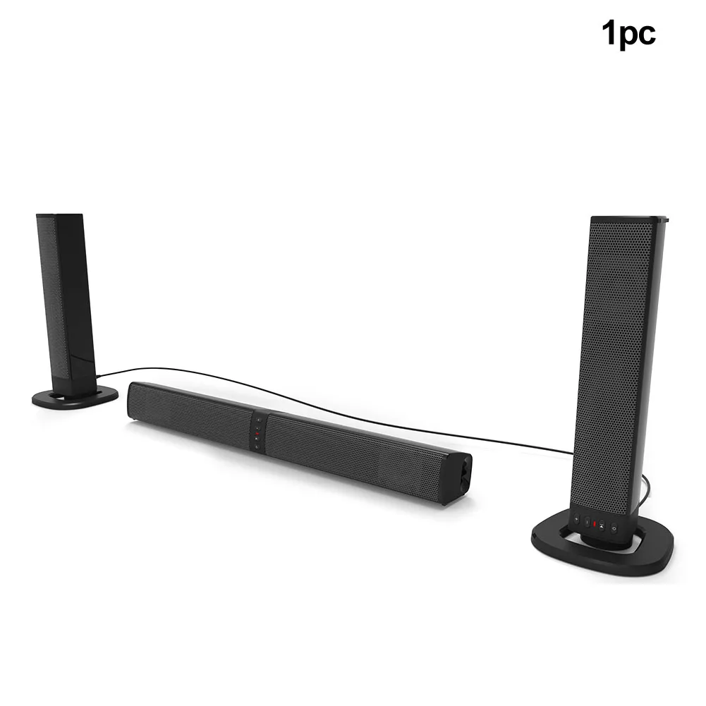 

Theater Foldable PVC Home Stereo Audio Portable Support TF Card TV Sound Blaster Outdoor Soundbar Bluetooth Speaker Split