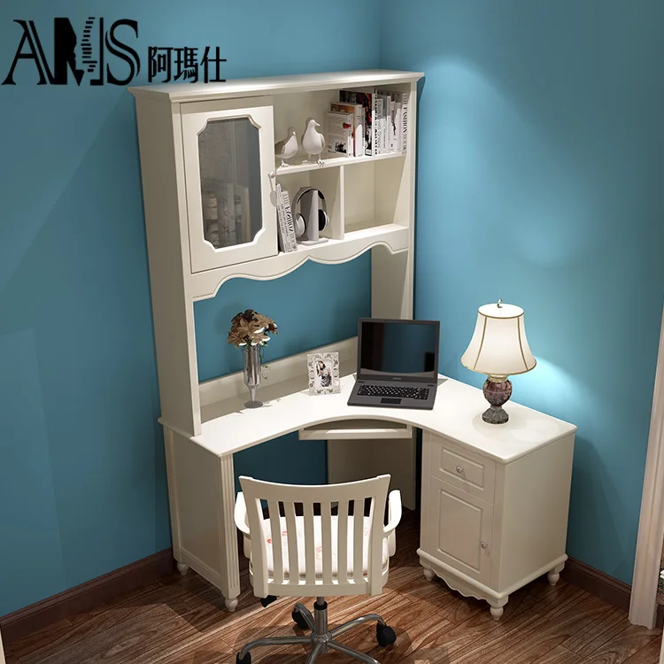 Desktop computer furniture iwoodi corner ideski combination 