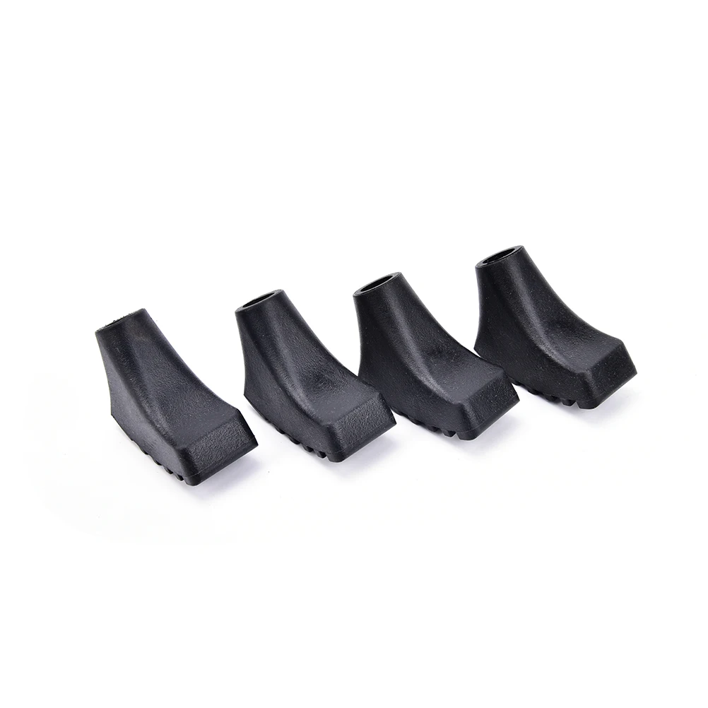 4PCS Walking Trekking Pole Caps Anti slip Rubber Paw Feet Tips Hammers