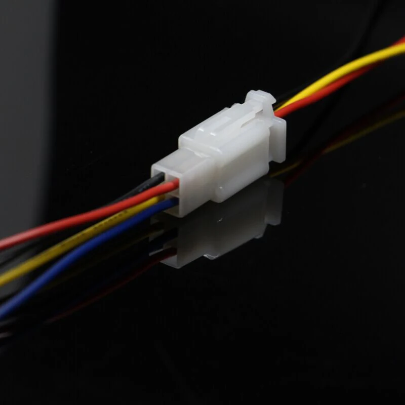 5pcs 2/3/4 Pin Plug Car Terminal Wire Connector 2.8mm Block Socket Male+Female For Motorcycle Car