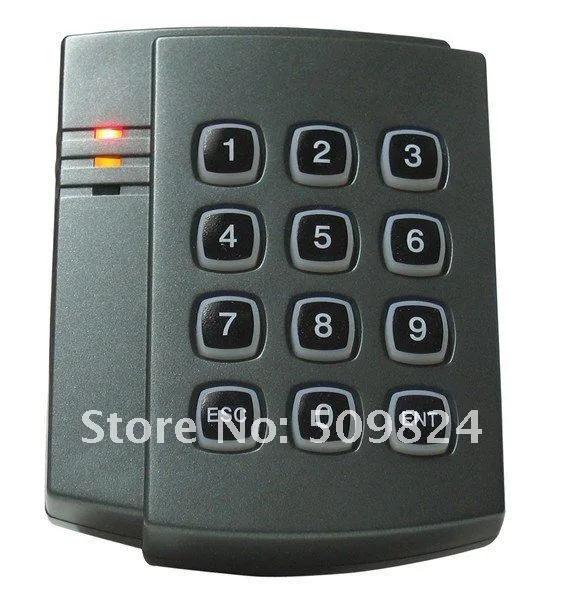 

Free shipping+rfid reader, proximity  Keypad em card reader with wiegand26 for Access Control  sn:A04,min:5pcs