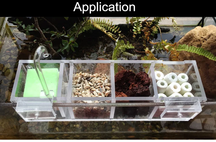 Аквариум Mutifunctional внешний фильтр коробка аквариум фильтр коробка без водяного насоса увеличение кислорода фильтр для воды акрил FA016