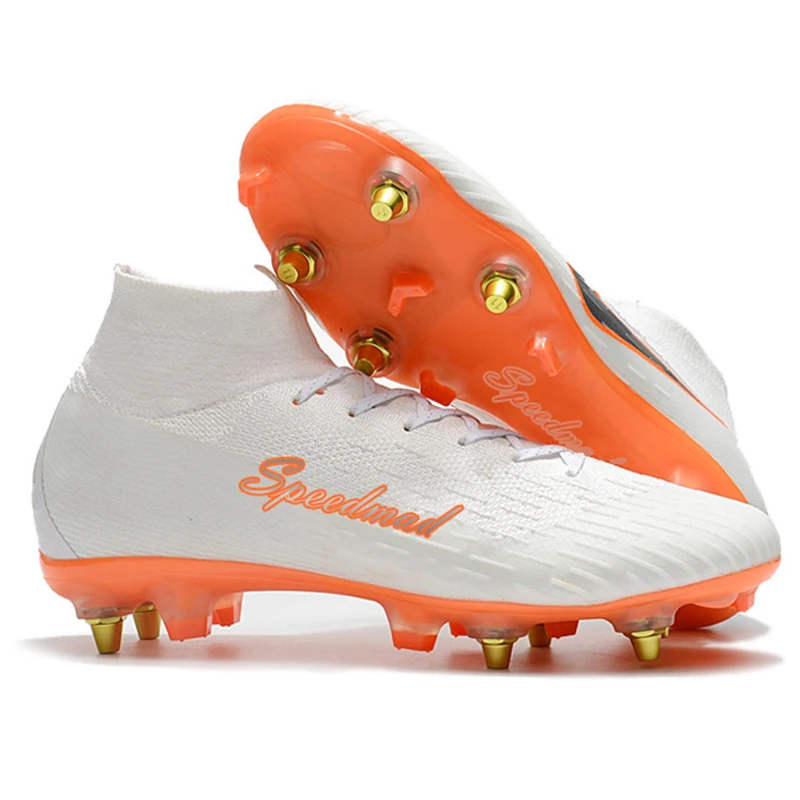 SG fútbol AC acero Spikes fútbol Superfly VI 360 Elite CR7 BOTAS los hombres Zapatos De Futbol Hombre Chuteira futebol