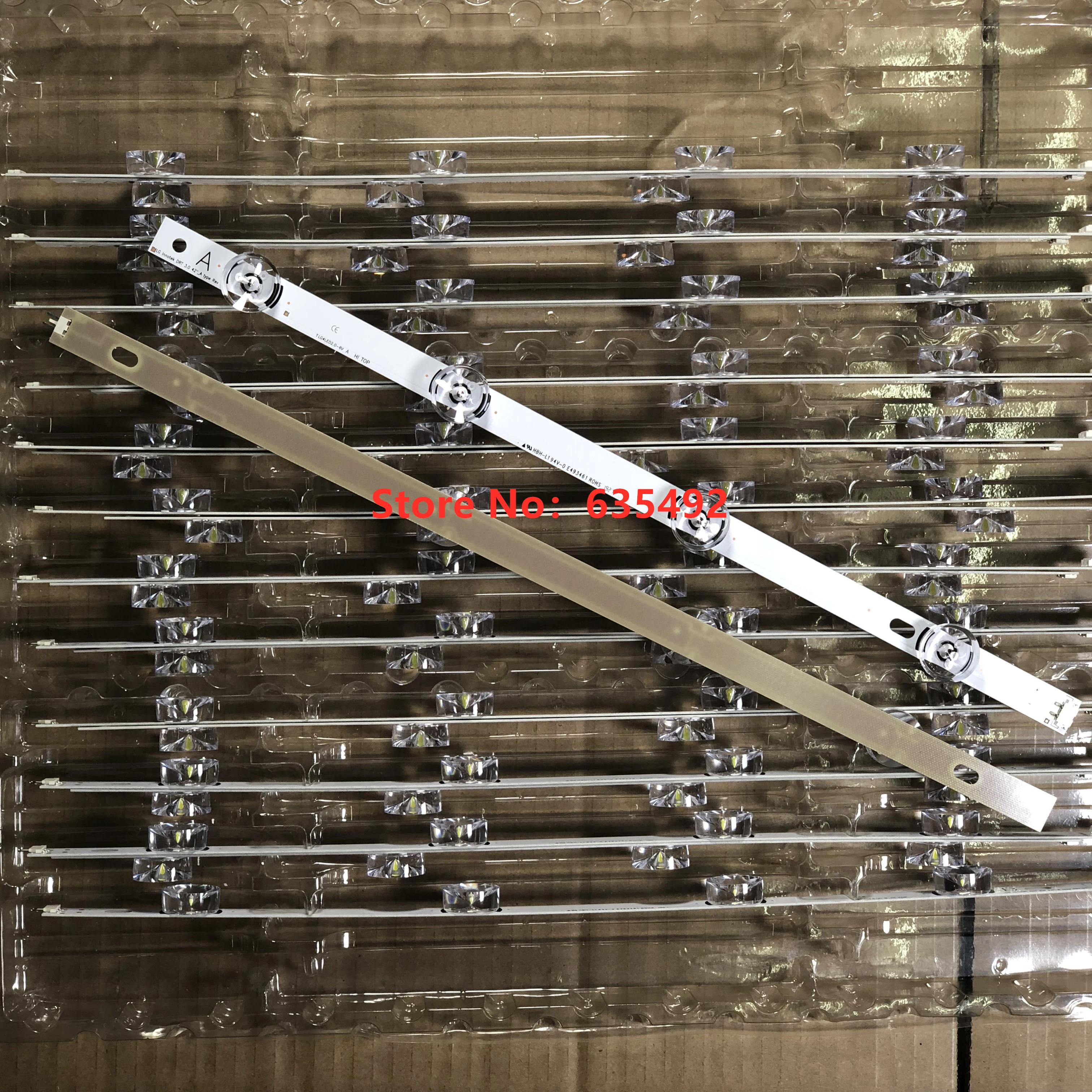 8 шт. светодиодный Подсветка полосы для 42LB653V 42LF560V 42LF562V 42LF564V DRT 3 0 42 A/B 6916L 1956C 1957C 1709B